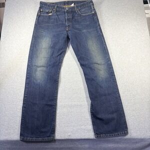 Levis 550 Jeans Men's 36x32  Button Fly Dark Wash Blue See Photos